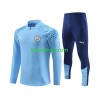 Manchester City Tränings Sweatshirtställ Blå 2023/24